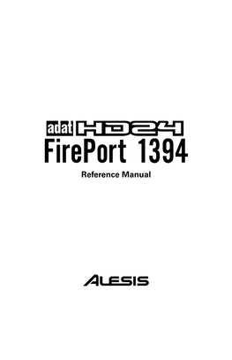 Reference Manual