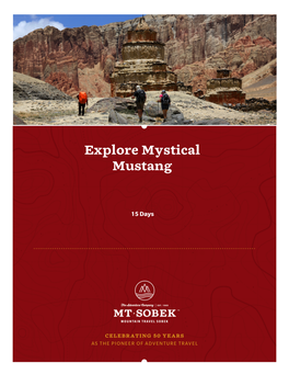 Explore Mystical Mustang