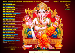 Ganesh Chaturthi –2017