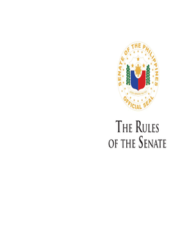 THE RULES of the SENATE Contents