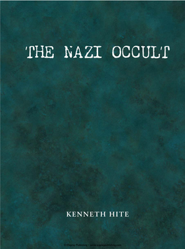 The Nazi Occult