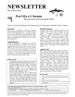 NEWSLETTER Issue 2 February 2005