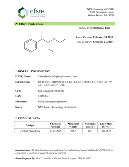 N-Ethyl Pentedrone