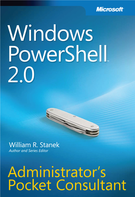 Windows Powershell 2.0 Administrator's Pocket Consultant