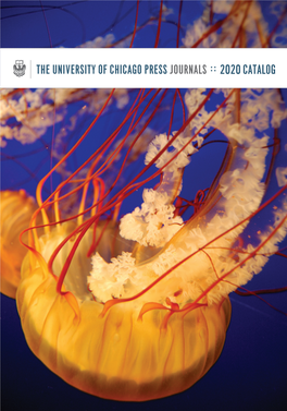 2020 CATALOG Chicago Journals