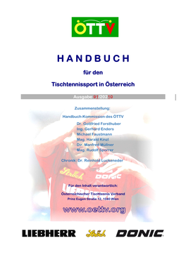 ÖTTV-Handbuch (Regulativ)