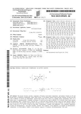 WO 2015/195491 Al 23 December 2015 (23.12.2015) P O P C T