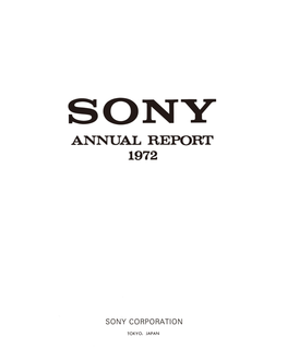 Annual Report 1972