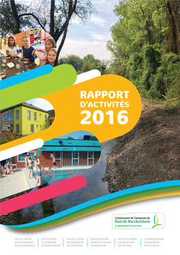 Rapport D’Activités 2016