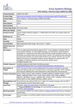 Product Datasheet: ARP61122 P050