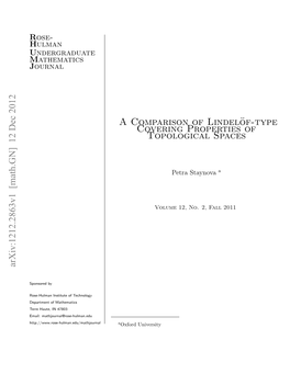 A Comparison of Lindelöf-Type Covering Properties of Topological