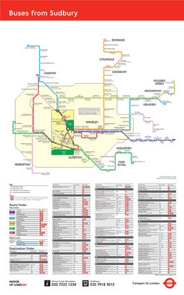 Buses from Sudbury