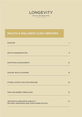 Health & Wellness Clinic Services