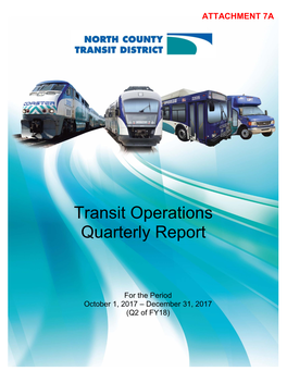 Transit Operations Quarterly Report Q2-FY18[Icon]