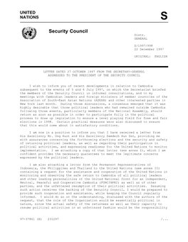 Security Council Distr