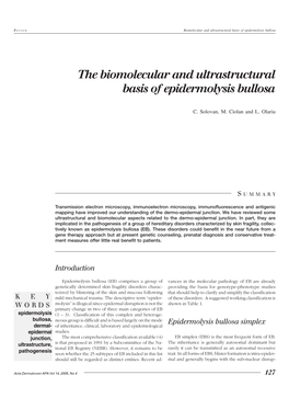 Junctional Epidermolysis Bullosa