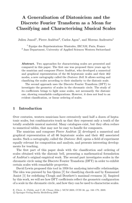 A Generalisation of Diatonicism and the Discrete Fourier Transform As a Mean for Classifying and Characterising Musical Scales