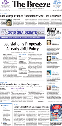 Legislation's Proposals Already JMU Policy