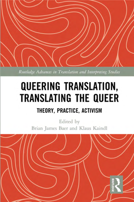Ethnography and Queer Translation 72 EVREN SAVCI