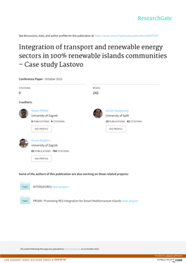 Case Study Lastovo