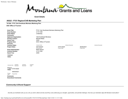 FY21 Region/CVB Marketing Plan 101304 - FY21 Visit Southeast Montana Markeing Plan DOC Office of Tourism