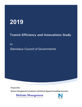 Transit Efficiency and Innovations Study 2019