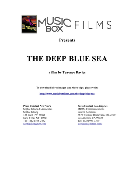 The Deep Blue Sea