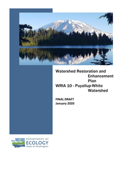 Watershed Restoration and Enhancement Plan WRIA 10 - Puyallup-White Watershed