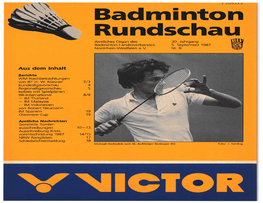 Badminton Rundschau Amtliches Organ Des 30