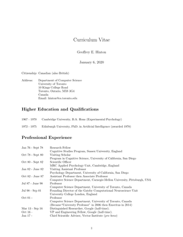 Curriculum Vitae