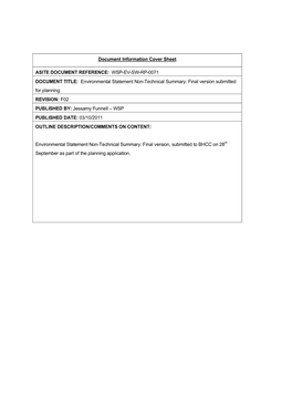 Environmental Impact Assessment