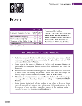 82.3 Million PRESS FREEDOM 2013 STATUS