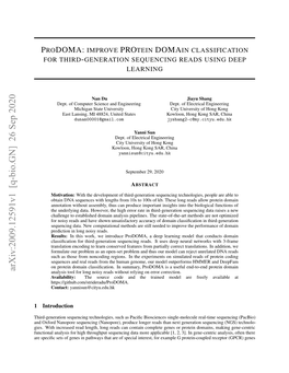 Prodoma: Improve Protein Domain Classification for Third-Generation