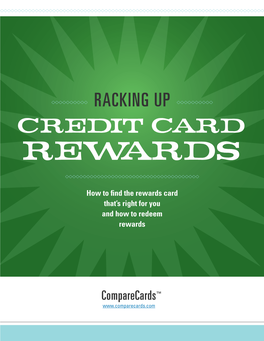 Racking up Credit Card Rewards