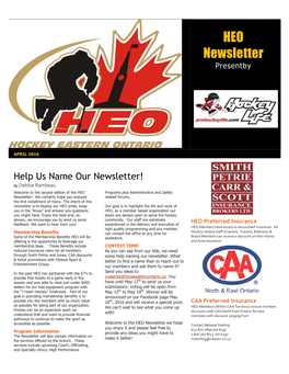 HEO Newsletter Presentby