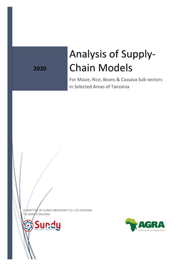 Markets Analysis of Supply Chain Models