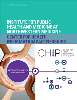 Center for Health Information Partnerships the Institutes at Northwestern Medicine