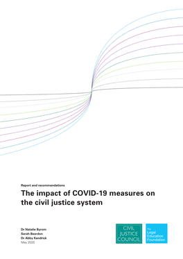 The Impact of COVID-19 Measures on the Civil Justice System