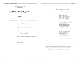 Garrick Ohlsson, Piano No