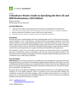 IT10685 a Hardware Wonk's Guide to Specifying The