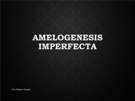 Amelogenesis Imperfecta [PDF]