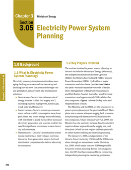 3.05 Electricity Power System Planning