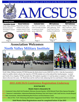 AMCSUS Newsletter Issue 201501