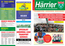 Harrier Magazine Website