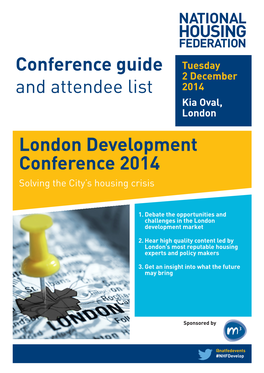 London Development Conference 2014 Conference Guide And