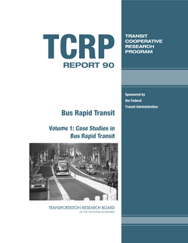 Case Studies in Bus Rapid Transit