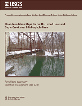 Flood-Inundation Maps for the Driftwood River and Sugar Creek Near Edinburgh, Indiana