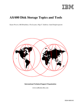 AS/400 Disk Storage Topics and Tools