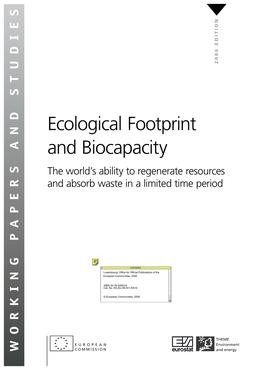 Ecological Footprint and Biocapacity