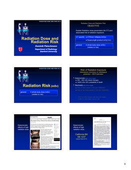 (Msv) Radiation Risk